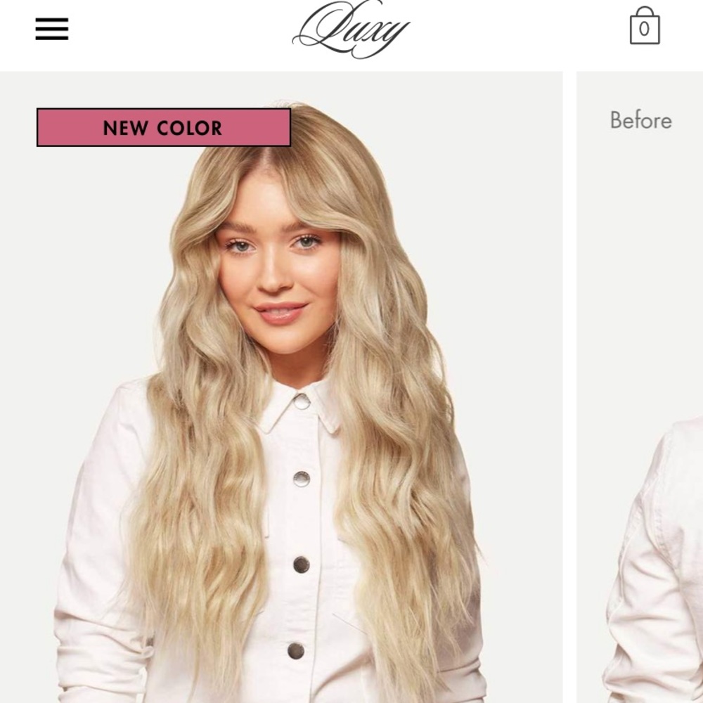 Luxy 20” Beige Blonde Halo Extensions